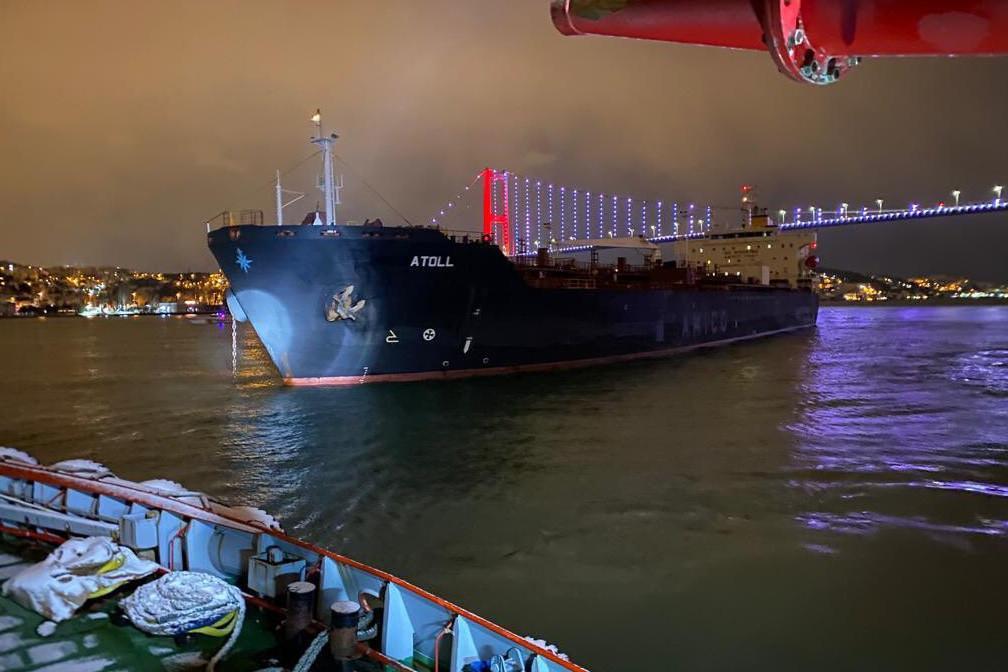 Tanker disabled in Bosphorus taken under control