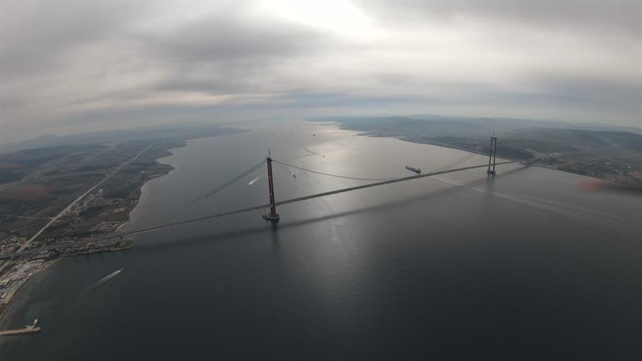Bridge spanning Dardanelles Strait ready for launch