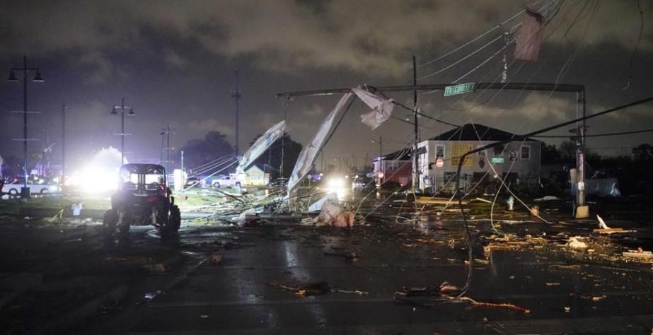 Tornado rips through New Orleans and its suburbs