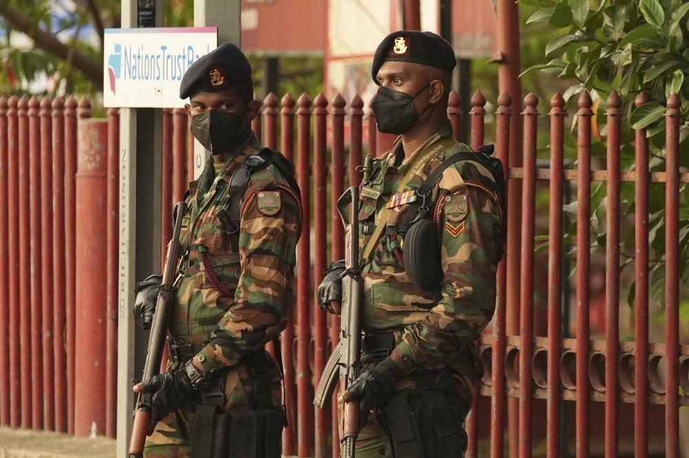 Opposition lawmakers in Sri Lanka protest state of emergency