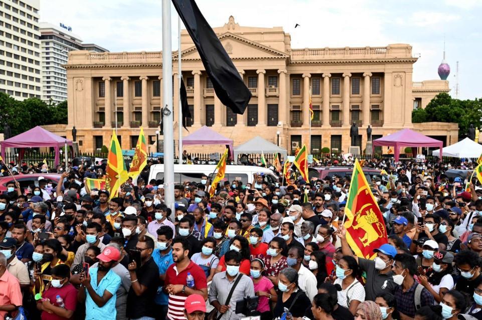Sri Lanka leader trims cabinet of relatives ahead of IMF talks