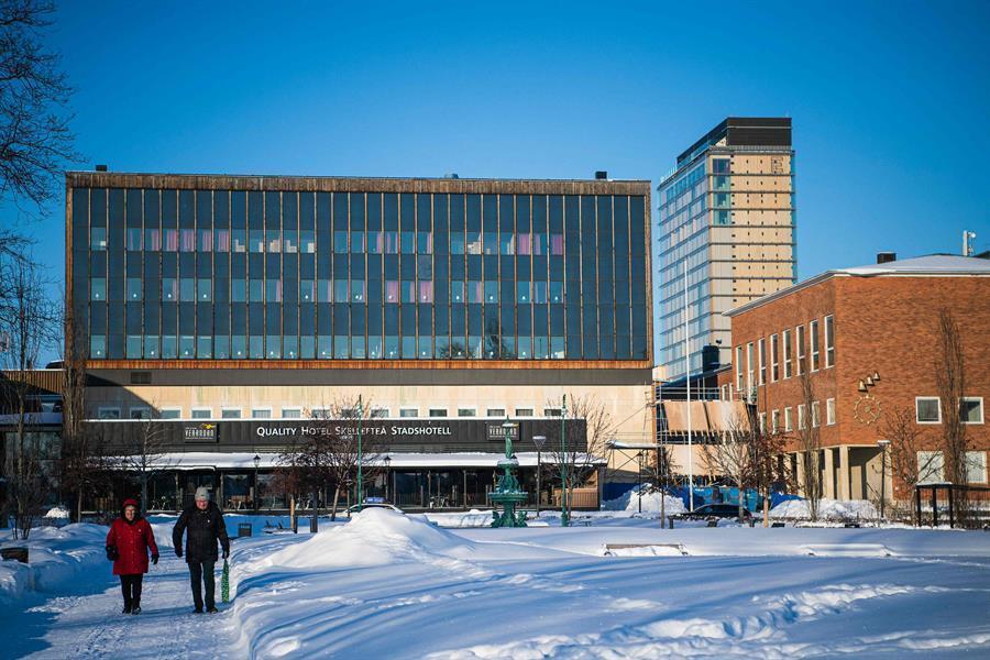 In Scandinavia, wooden buildings reach new heights