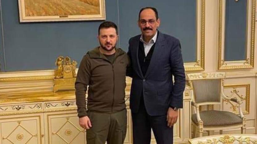 Turkey presidential spokesman meets Zelensky in Kiev