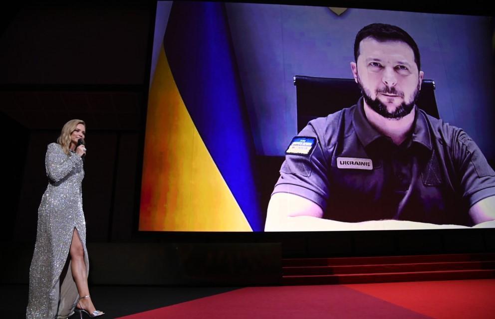 Zelensky opens Cannes Film Festival, links war and cinema