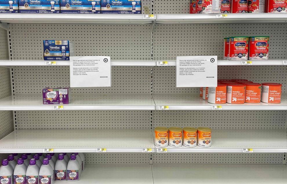 US to fly in baby formula on military contracted planes