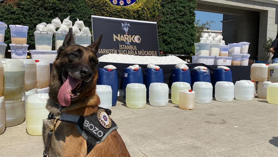 Turkish officials bust record amount of methamphetamine