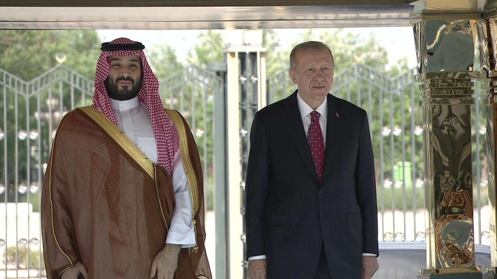 Erdoğan meets Saudi crown prince in Ankara