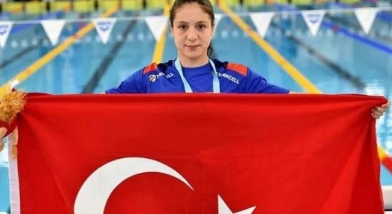 Young athlete becomes first female swimmer bagging gold in Med Games