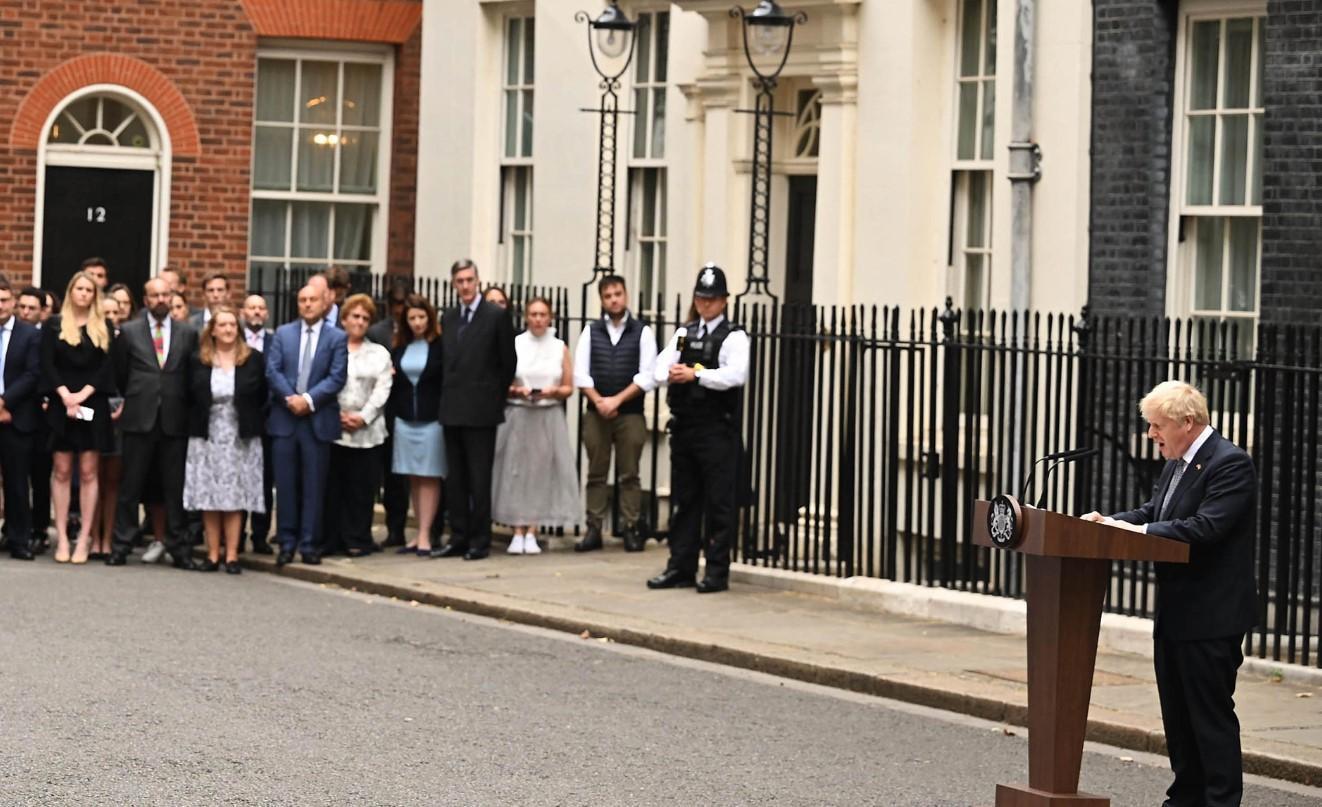 UK PM Johnson steps down as Conservative leader