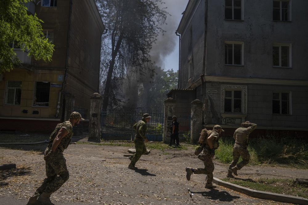 Ukraine reports striking Russian ammunition depot in south