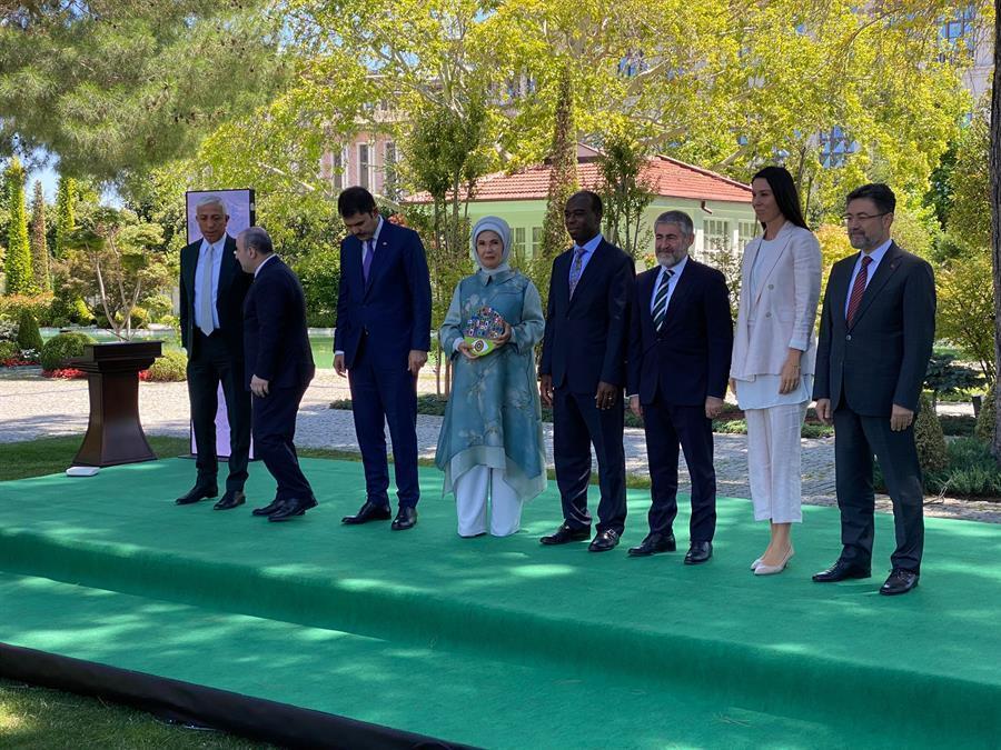 Türkiye’s first lady receives ‘Climate and Development Leadership Award’