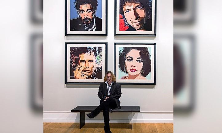 Johnny Depp sells his artwork for £3 mln