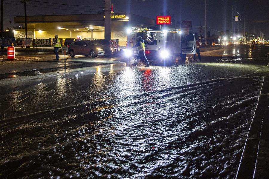Southwest rains flood deserts, cascade into Vegas casinos