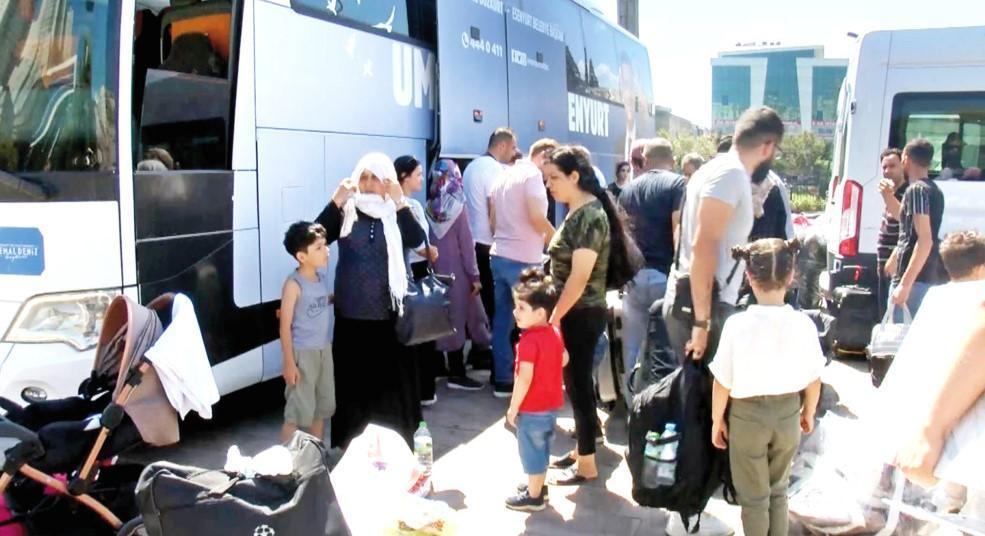 Over 50 Syrians in Istanbul’s Esenyurt repatriate