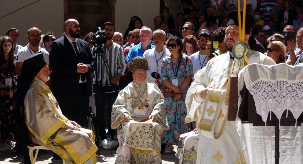 Istanbul patriarch leads mass at Sümela Monastery
