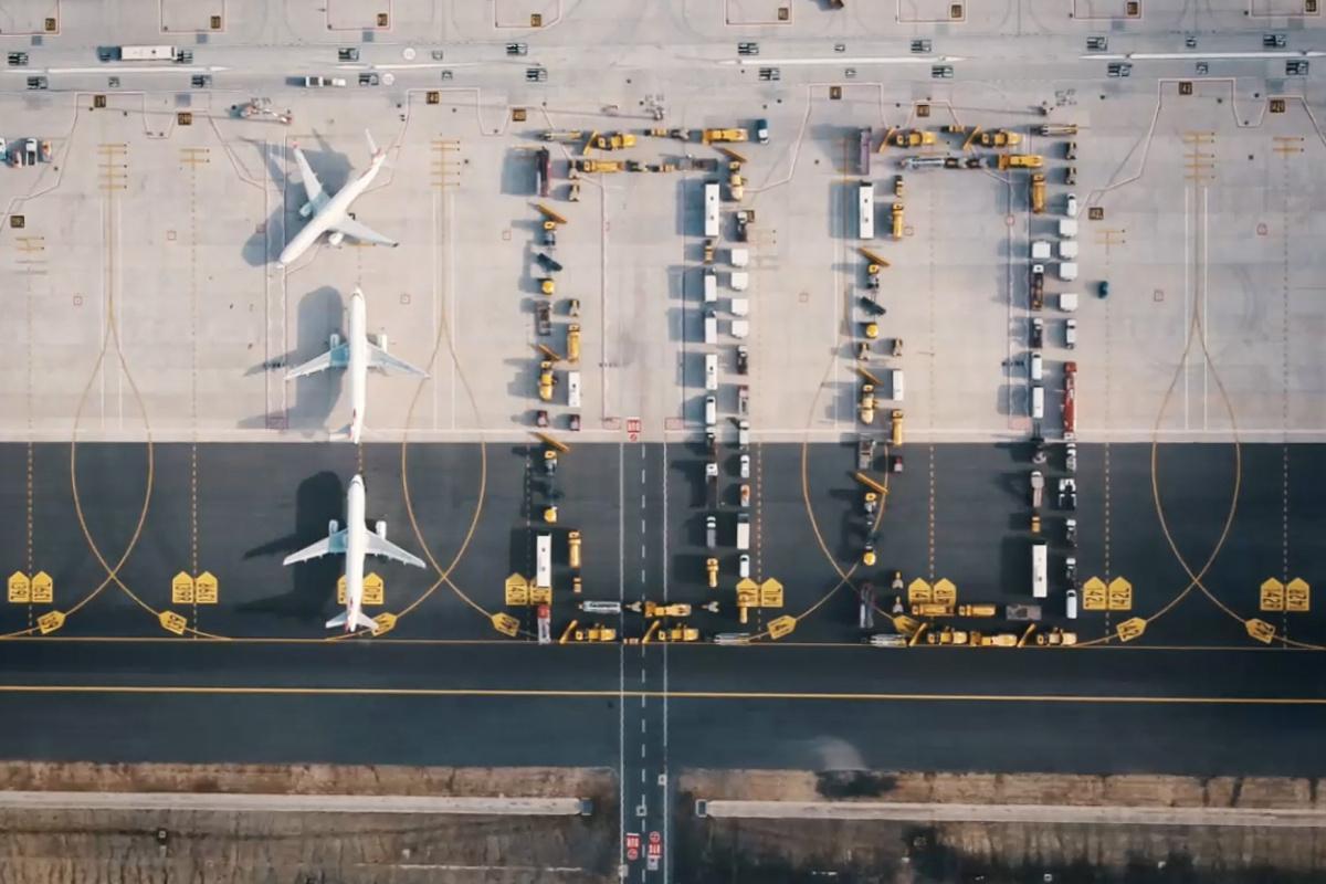 Aircraft, vehicles assemble to form ‘100’ to mark Victory Day