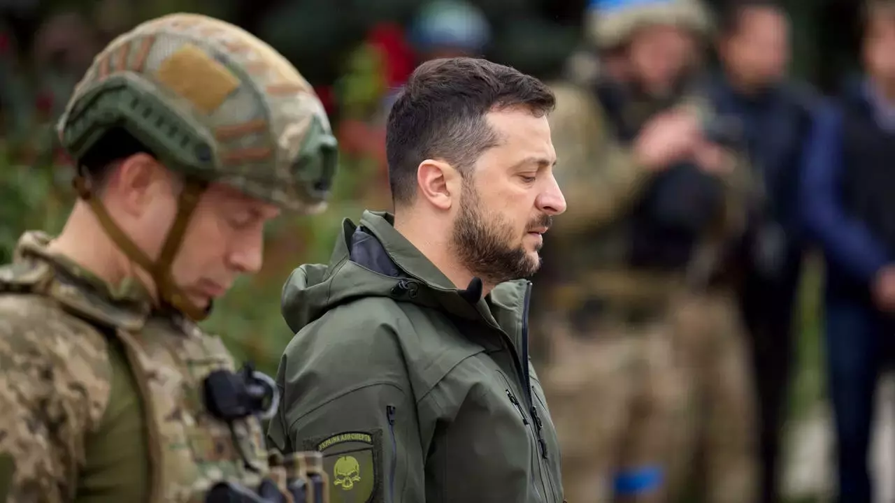 Ukraine’s Zelensky vows ‘victory’ on visit to liberated Kharkiv region