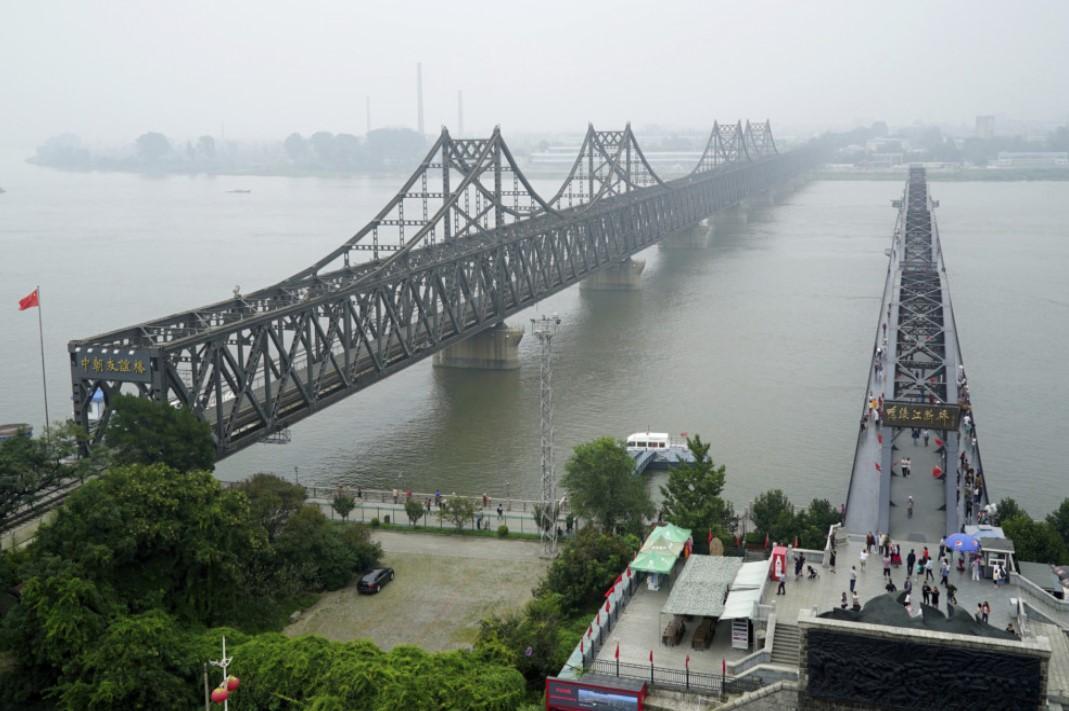 North Korea, China reopen freight train traffic