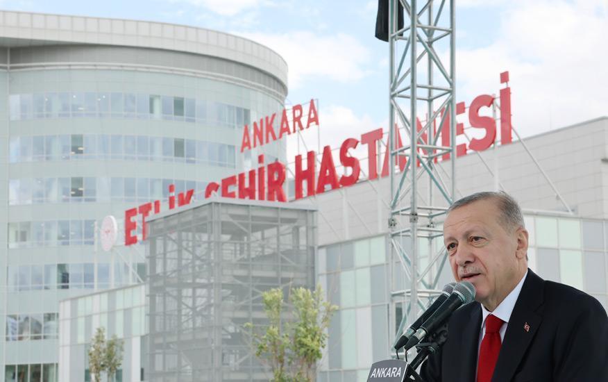 Erdoğan inaugurates city hospital in Ankara