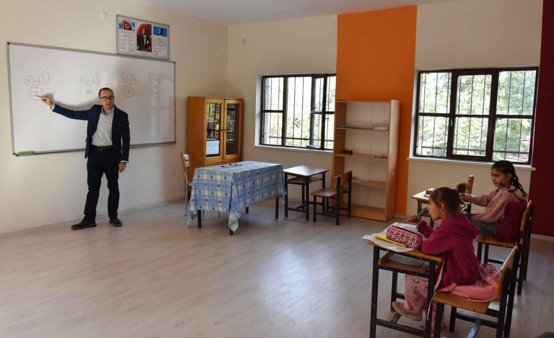 Village school imparts education to just 2 students