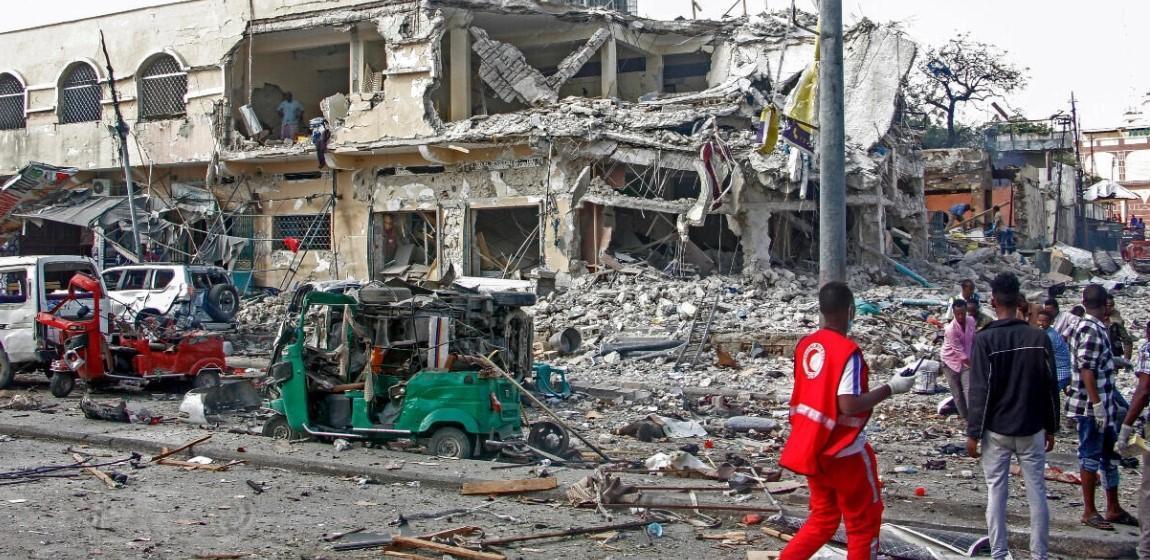 Death toll from Somalia twin bombings climbs to 100