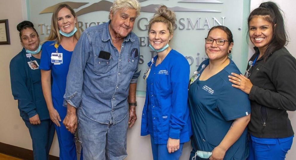 Jay Leno released from the hospital after burn injuries