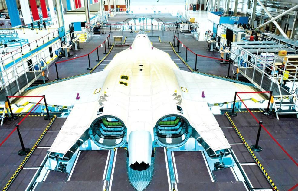 National combat aircraft in final assembly stage