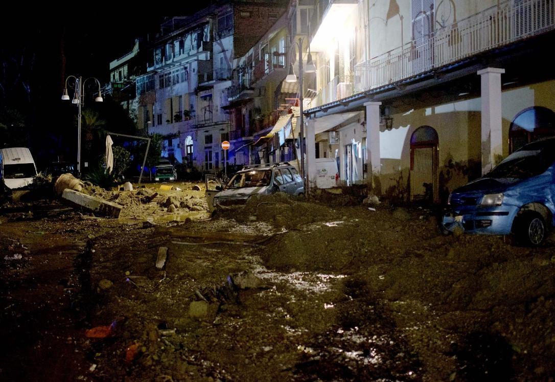 Rescuers search for missing after landslide on Italian island kills one
