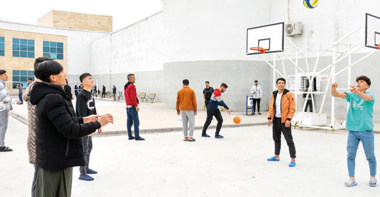 Irregular migrants hosted at removal center in Ankara
