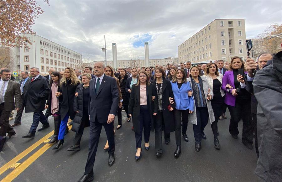 CHP protests against Justice Ministery over child abuse case
