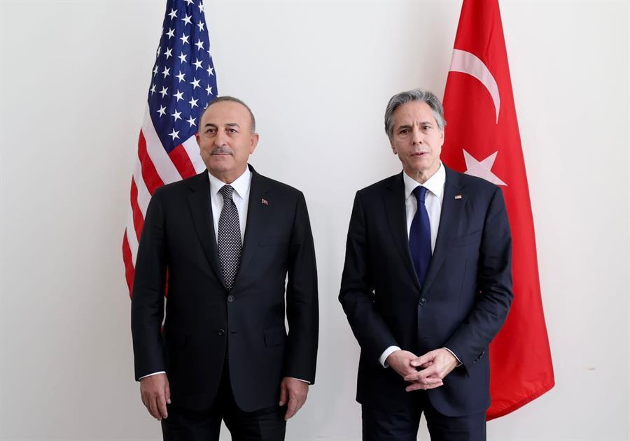 Çavuşoğlu, Blinken discuss Türkiye-US ties, regional issues