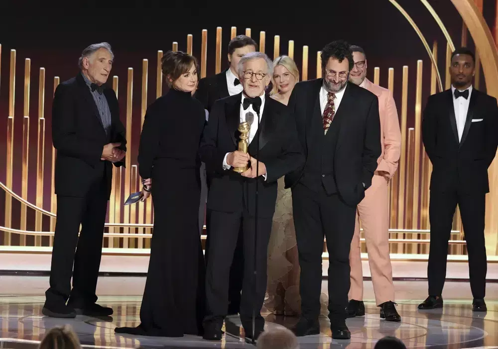Spielberg wins big as Golden Globes make comeback