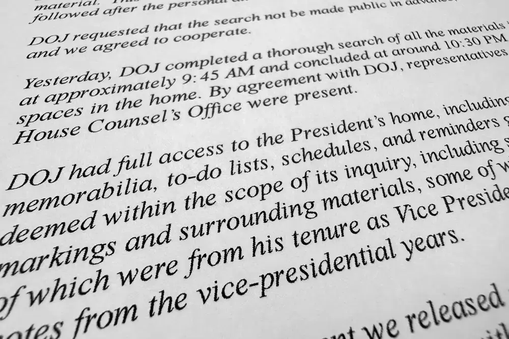 FBI searched Biden home, found items marked classified