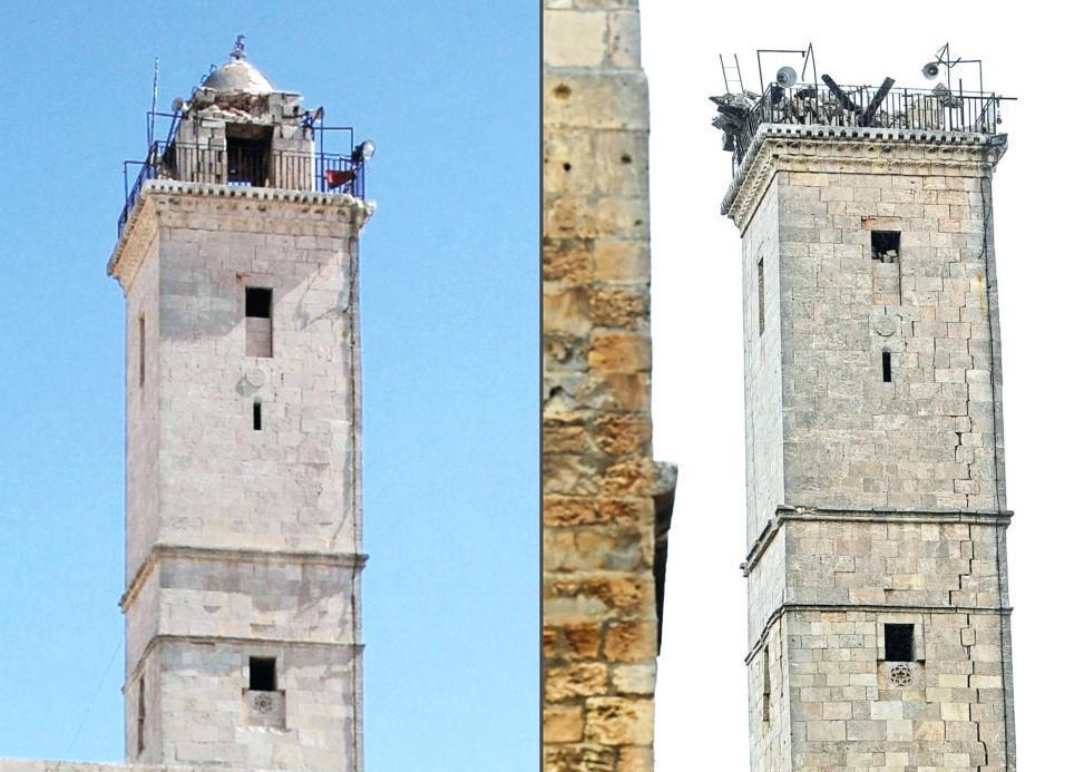 Earthquake damages ancient citadel in Aleppo