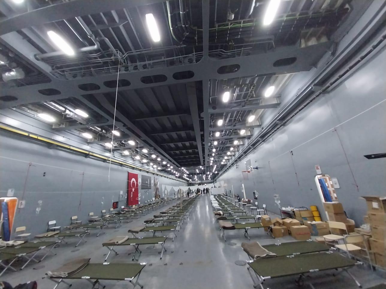 Warships serve as hospitals in Hatay