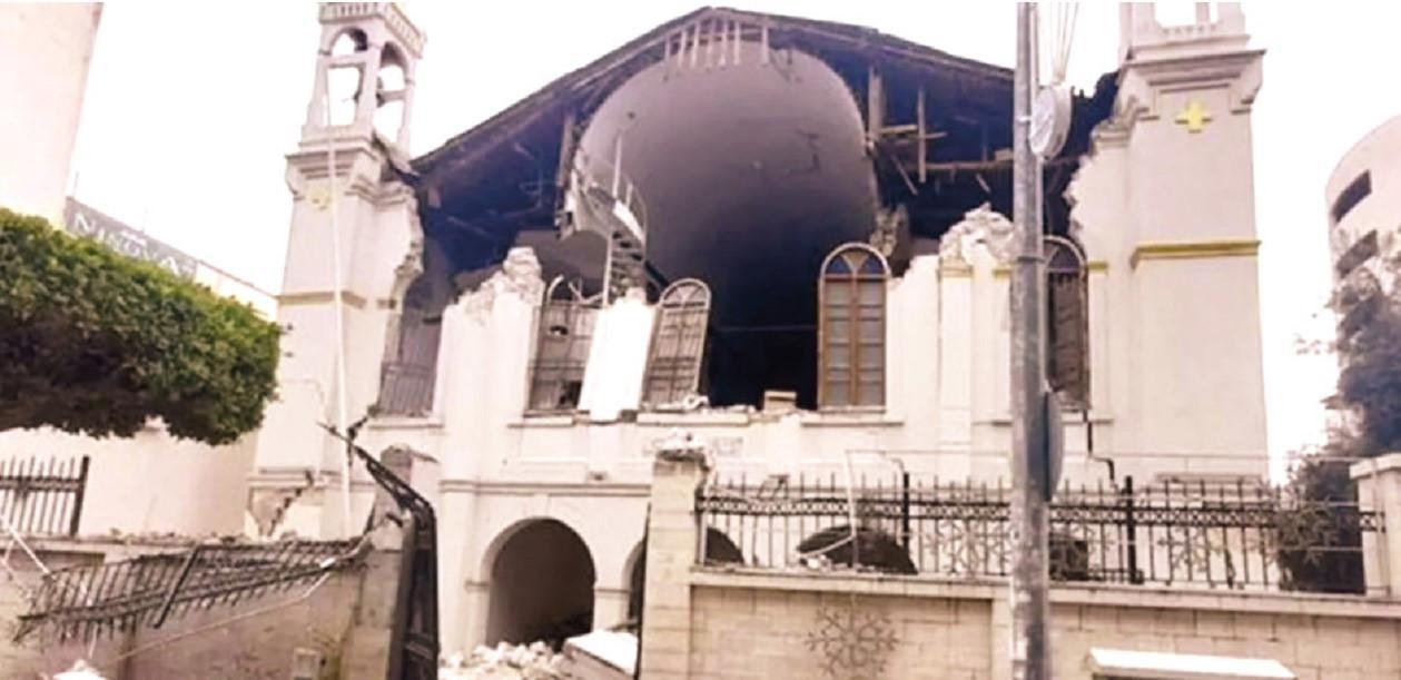 Massive damage in tomb, church in Hatay
