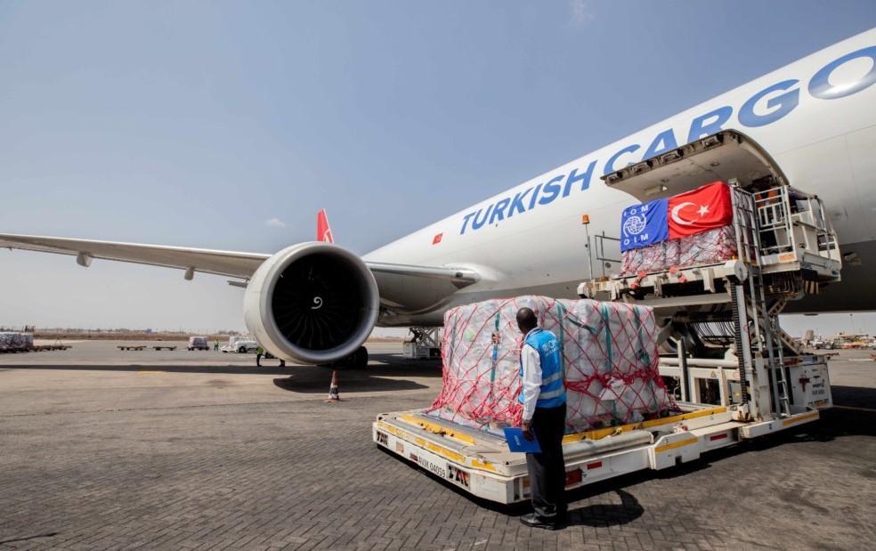 240 tons of aid materials arrived in Türkiye from Kenya