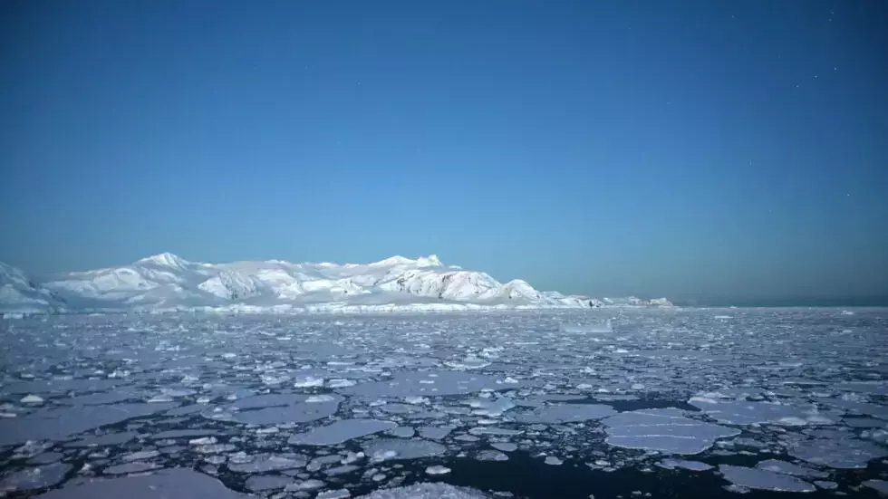 Antarctic sea ice cover at record low