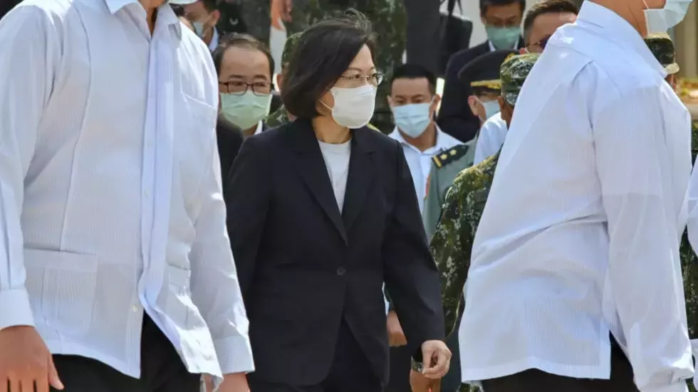 Taiwan president heads to US, Central America to shore up ties