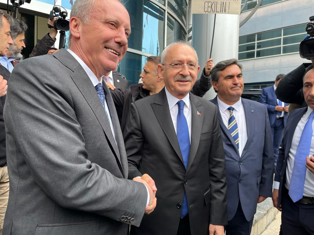 Kılıçdaroğlu meets Homeland Party Chairman İnce