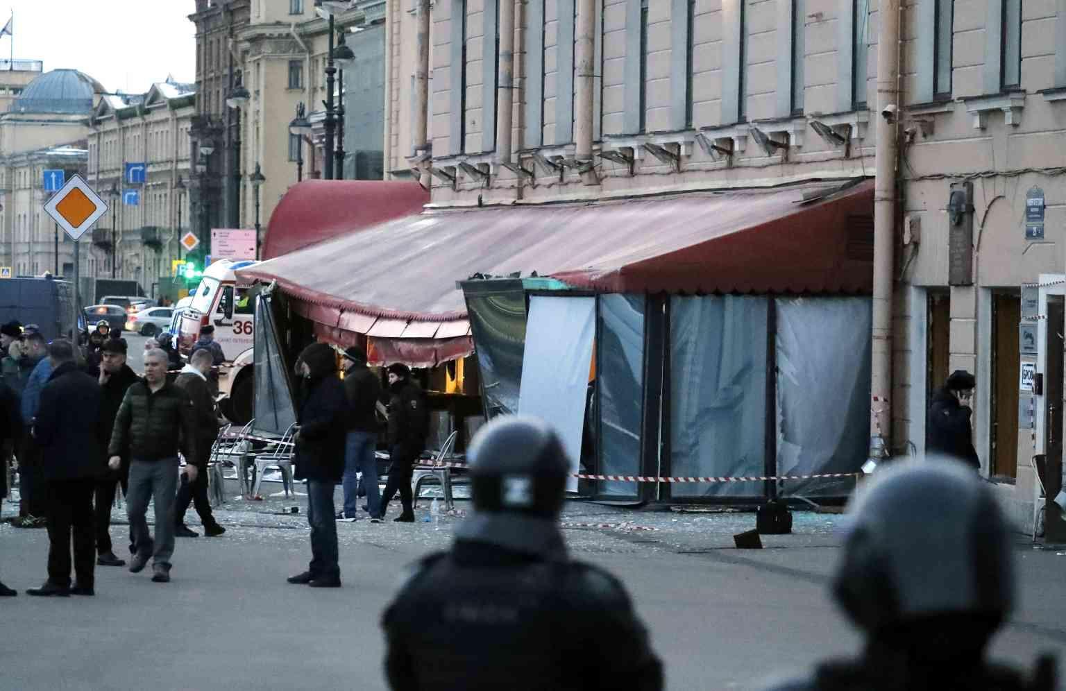 Explosion in Russian cafe kills prominent military blogger