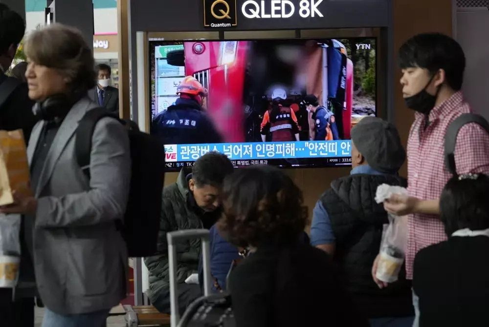 One Israeli killed, dozens injured in bus accident in South Korea