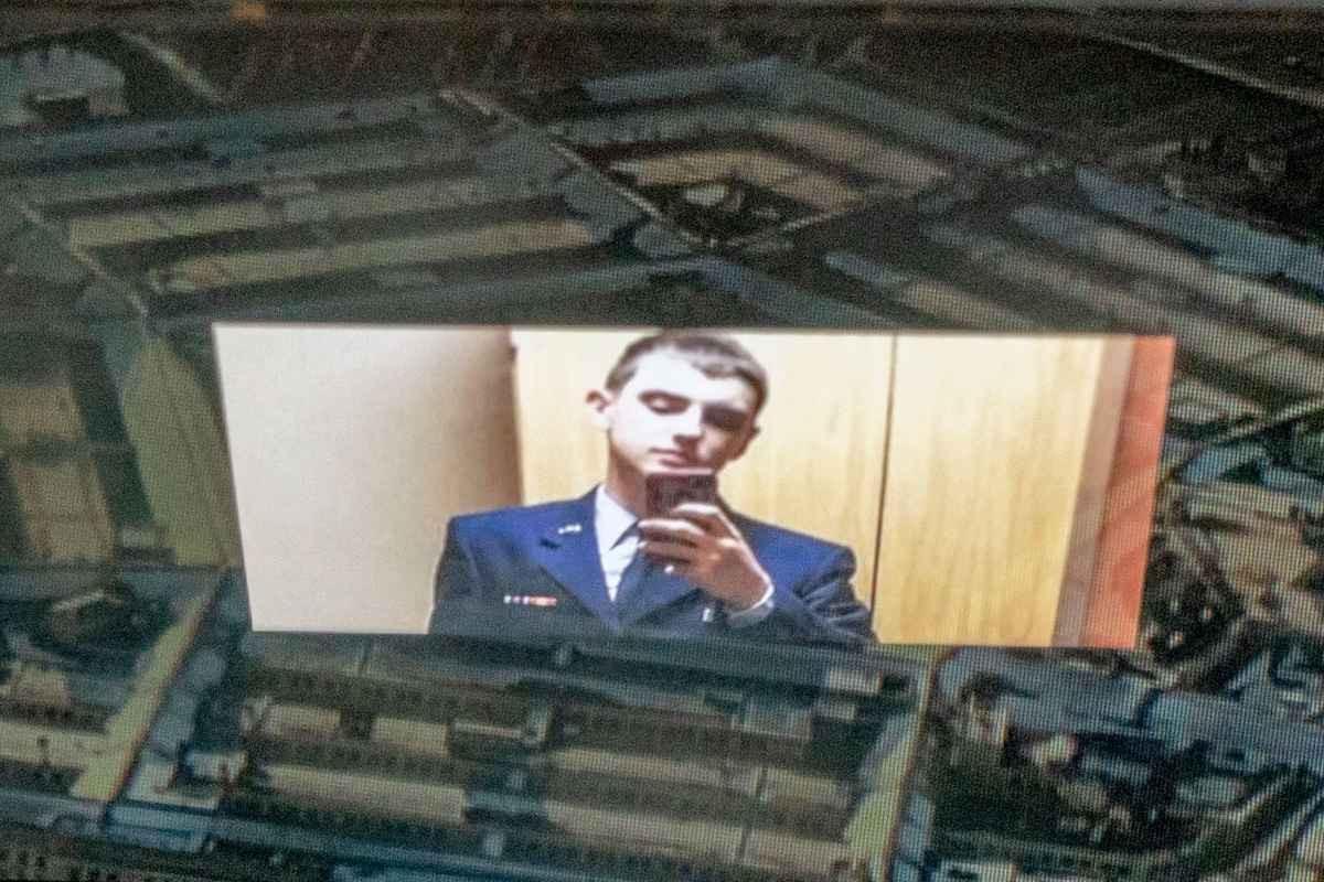 Airman charged as US vows to send message over documents leak