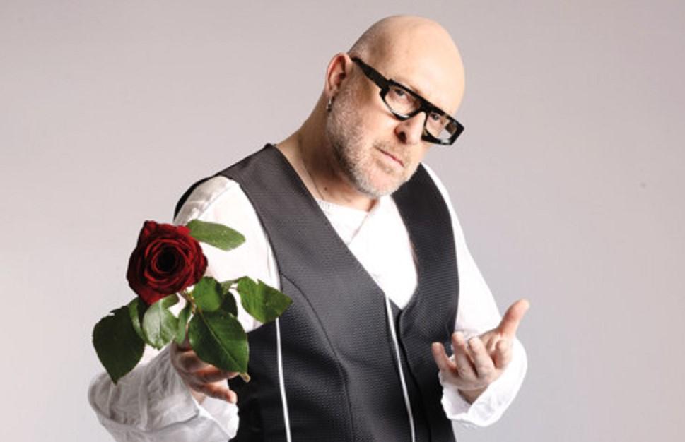Italian blues artist on Ankara stage