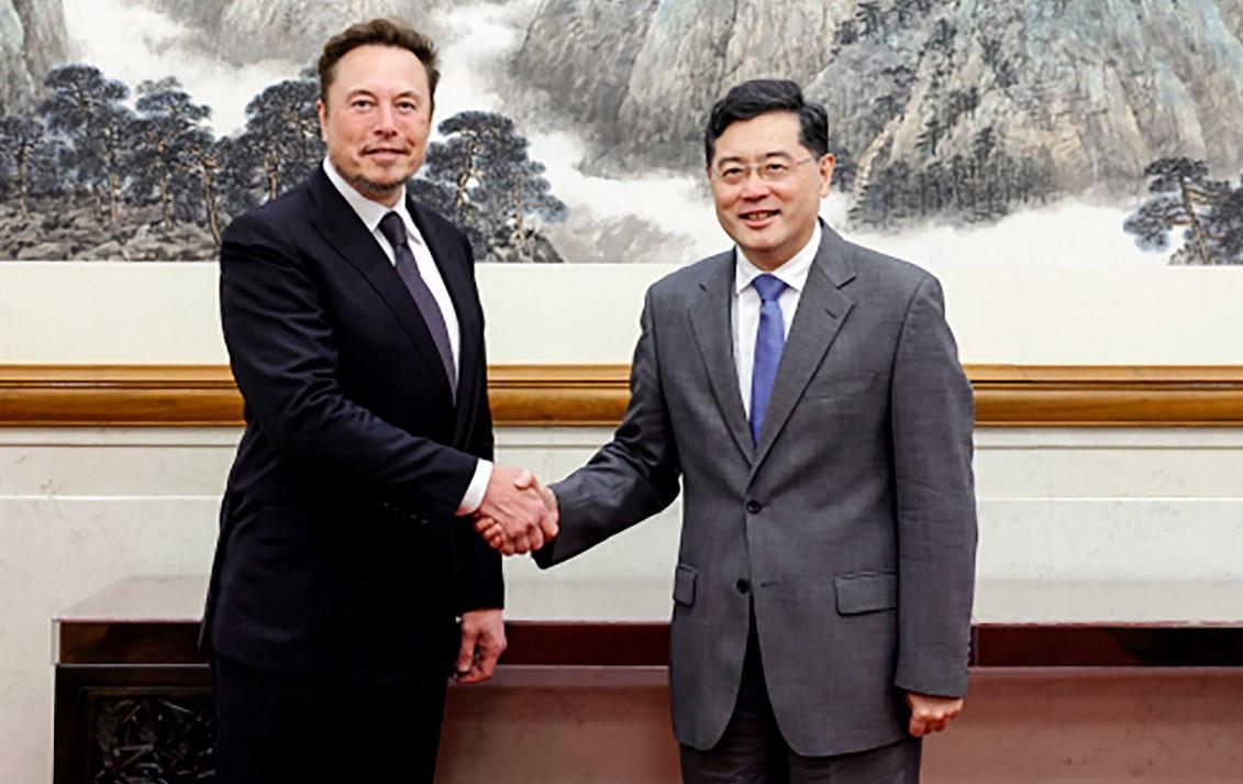 Musk talks electric cars with Chinese minister