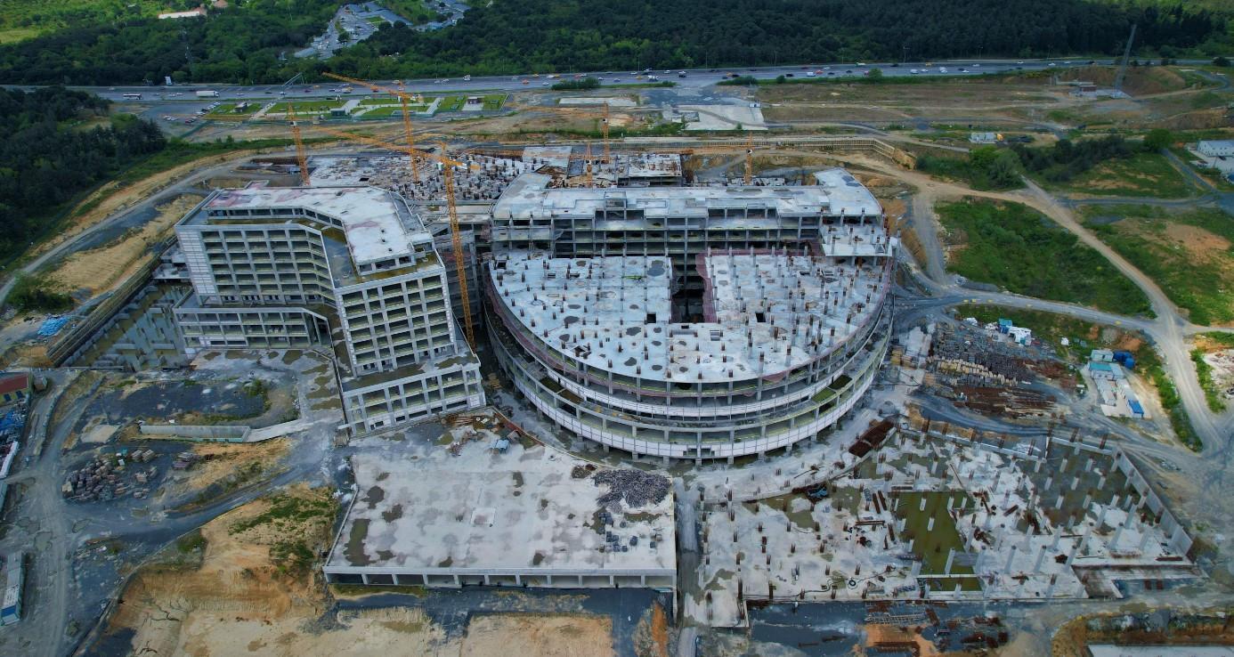 Works continue in new Istanbul Medical Faculty campus