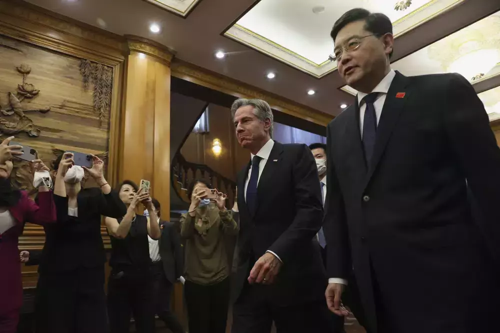 Blinken kicks off meetings in Beijing to cool US-China tensions