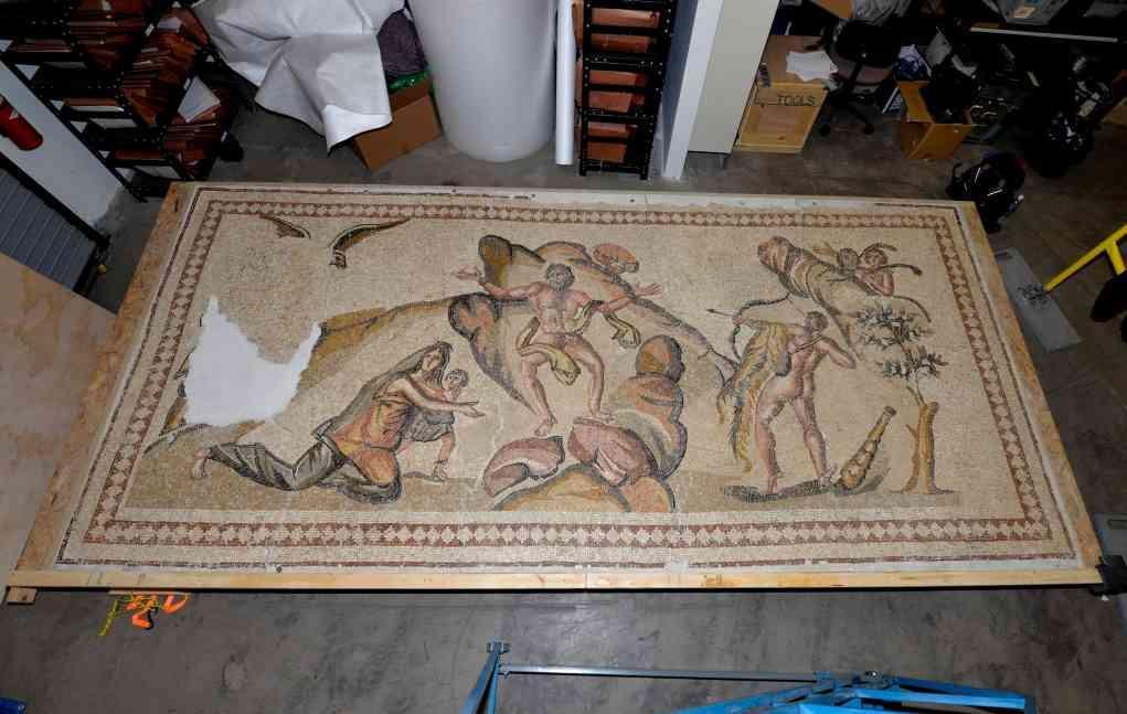 Man convicted of importing ancient Syrian mosaic