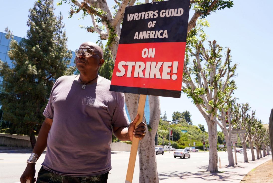 Trimmed trees flashpoint for striking Hollywood writers and actors