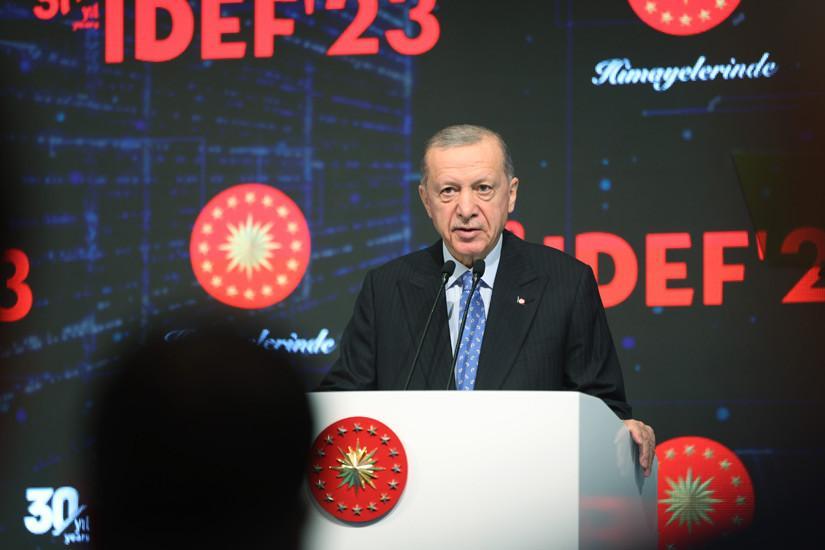 Erdoğan hails Turkish model in defense sector